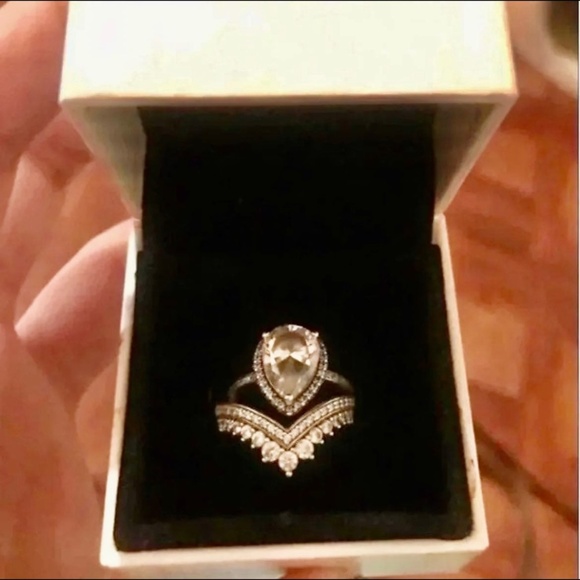 Two New beautiful Pandora Rings, Size 6,7, & 8 - Picture 2 of 7